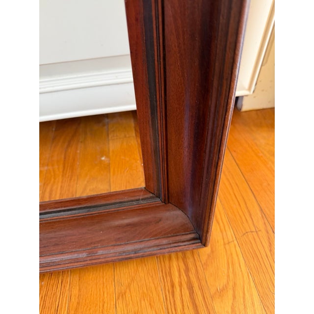 Mahogany Picture Frame, Vintage Shadow Box Style For Sale In New York - Image 6 of 6