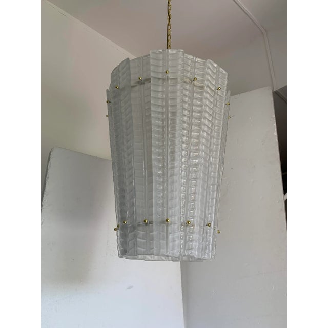 Italian Style Murano Glass Sputnik Chandelier Lantern For Sale - Image 11 of 12