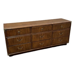 Vintage Accolade Campaign Dresser by Drexel For Sale