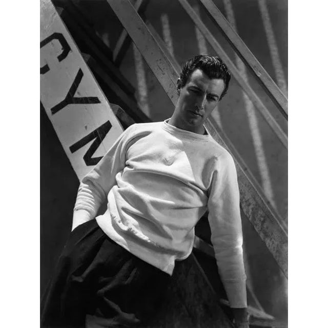 1936 "Robert Taylor" Black and White Photograph Print by Ted Allan For Sale