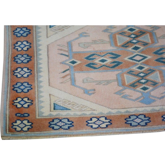 Vintage Turkish Anatolian Knotted Wool Rug, 2'9''x4'1'' For Sale - Image 4 of 5