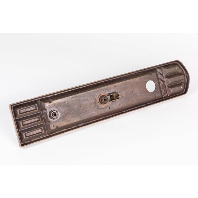 Early 20th Century Gothic Cast Bronze Door Handle For Sale - Image 5 of 8