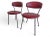 Set of Red Leather Chairs from Arflex, 1960s For Sale - Image 5 of 12