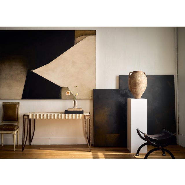 This is a large scale, contemporary abstract painting by Joe Turner