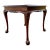 Lane Altavista Mahogany Ball and Claw Carved Mahogany Chippendale Square Oversized End Table For Sale