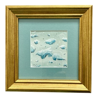 "Frozen Raindrops" Watercolor Painting by Sandra Wright For Sale