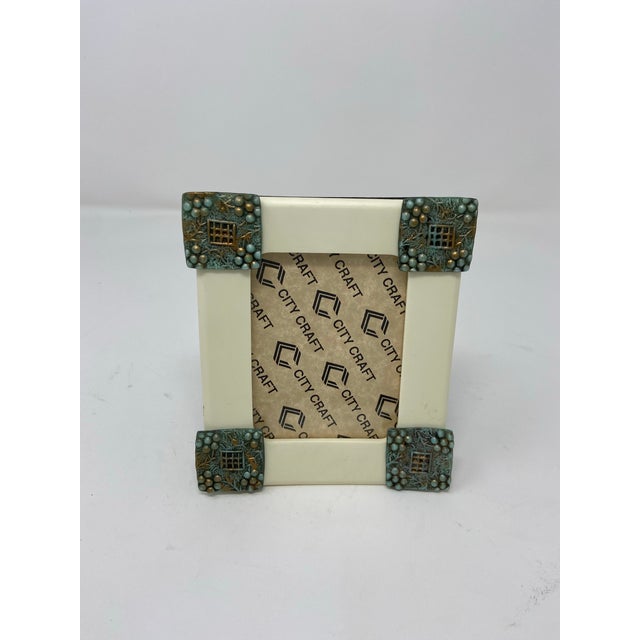 Mid 20th Century Vintage City Craft Picture Frame For Sale - Image 5 of 5