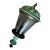 Vintage Painted Metal 3 Light Hanging Lantern For Sale