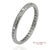 Vintage Platinum 0.60 Ct Natural Diamond HandMade Engraved Eternity Band Ring, Size 7.25 For Sale In New York - Image 6 of 8