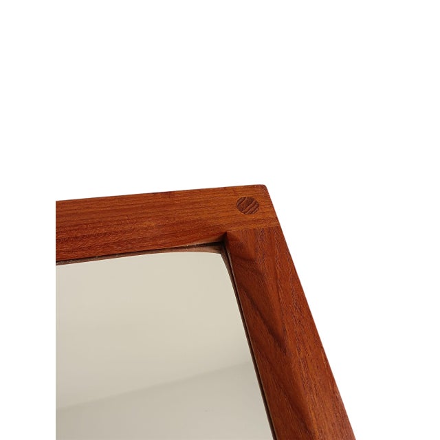 Mid-Century Danish Teak Model 162 Hallway Mirror by Aksel Kjeersgard, 1960s For Sale - Image 10 of 12