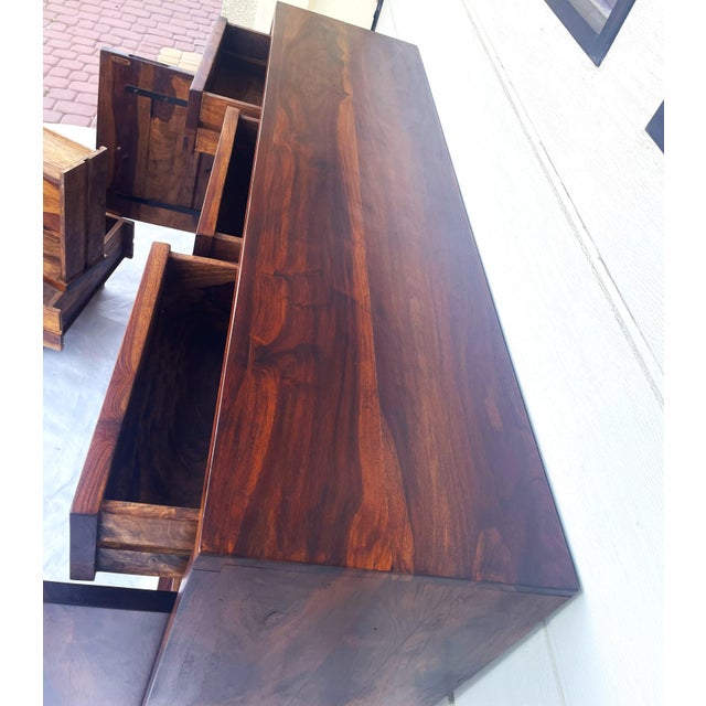 Large Rosewood Chest of Drawers, 1990s For Sale - Image 6 of 18