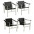 LC1 Armchairs by Jeanneret and Perriand, Set of 4 For Sale - Image 17 of 18