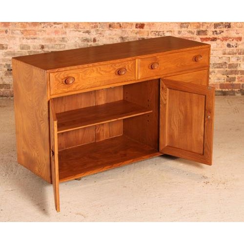 Mid-Century Elm Windsor Sideboard on Casters from Ercol, 1960s For Sale - Image 13 of 16