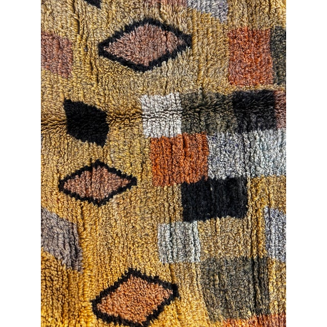 Bauhaus Moroccan Berber Rug, 1990 For Sale - Image 3 of 11