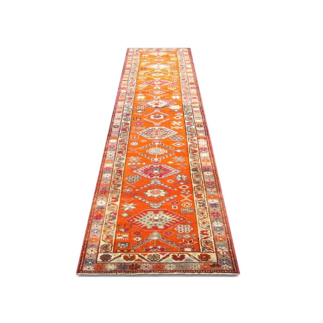 1960s 1960s Turkish Oushak Runner For Sale - Image 5 of 7