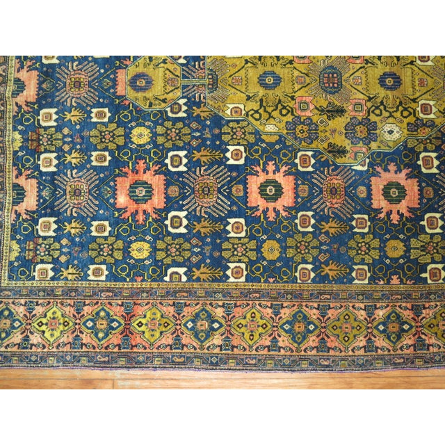 Zabihi Collection 19th Century Antique Persian Senneh Rug - 4'5" x 6'11" For Sale - Image 12 of 12