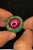 Gemstone Bochic "Orient" Natural Emerald & Ruby Cocktail Ring Set In 18K Gold & Silver For Sale - Image 7 of 12