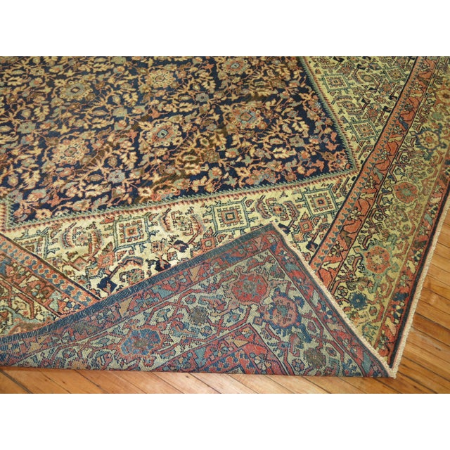 Zabihi Collection Antique Persian Mahal Rug - 10'2" x 14' For Sale - Image 10 of 12