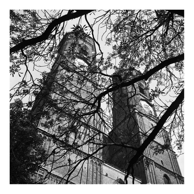 Twin Belfries of Munich Frauenkirche Church, Munich Germany, 1938 For Sale