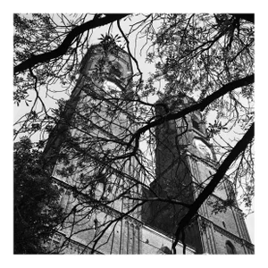 Twin Belfries of Munich Frauenkirche Church, Munich Germany, 1938