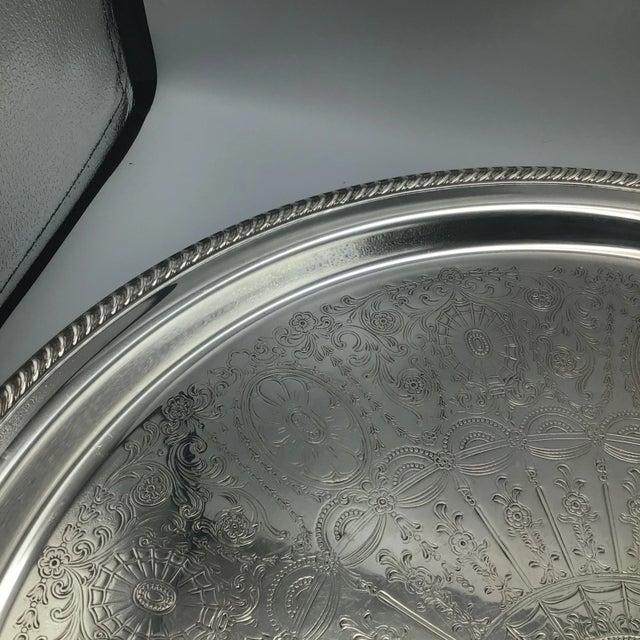 F. B. Rogers Silver Plated Serving Platter, 874 For Sale In Sacramento - Image 6 of 13