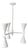 Organic Modern Plaster of Paris Geometric Chandelier, Villette Chandelier For Sale