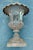 Brown Huge Antique Late Victorian French Heavy Cast Iron Outdoor Planter Urn W/ Handle For Sale - Image 8 of 17