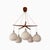 Model 511 (“Starfish Chandelier”), designed by Uno & Östen Kristiansson for the Swedish manufacturer Luxus in Vittsjö...
