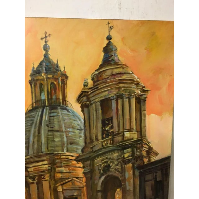 Rome - Saint Peters Church - Oil on Canvas, in Flawless conditions. Designed from 2000