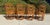 Vintage Rattan Bamboo Brighton Pavillion Chairs With Caned Seats, a Set of 4 For Sale - Image 4 of 11