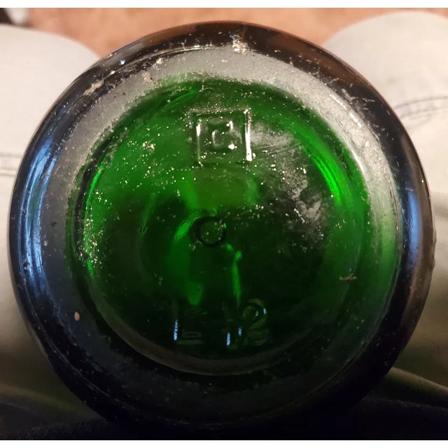 Antique Late 19th Century Victoria Bottle Company New York Soda Water Seltzer Water Bottle Green