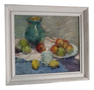 Leonid Moshenkov, Still Life, Oil Painting, 1980s, Framed