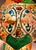 Antique Hand-Painted Vellum Bedroom Table Lamp, South Asia, 1930 For Sale - Image 14 of 17