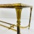 Mid 20th Century Brass Parchment Top Cocktail Table For Sale - Image 12 of 12