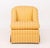 Baker Furniture Company Baker Yellow Striped Silk Lounge Chairs, Pair For Sale - Image 4 of 13
