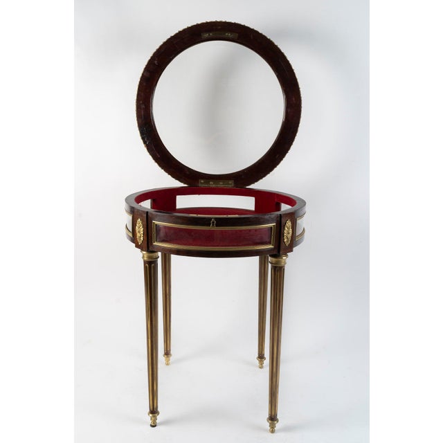 Metal Early 20th Century Louis XVI Display Table For Sale - Image 7 of 9