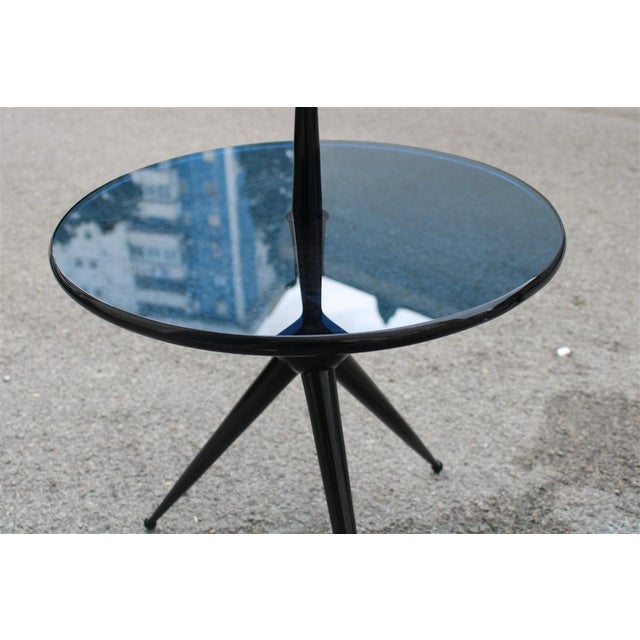 Round Coffee Tables with Handles from Cesare Lacca, Italy, 1950s, Set of 2 For Sale - Image 12 of 13