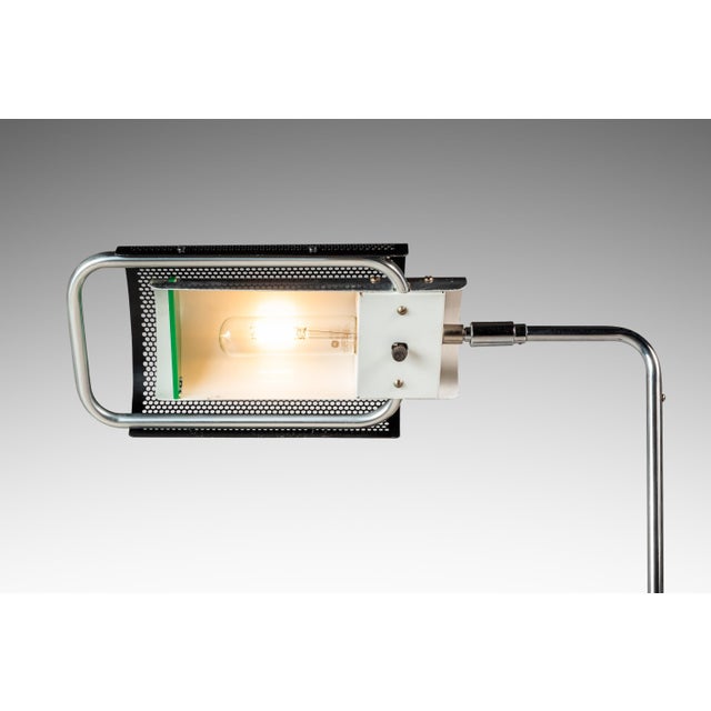 1960s Mid-Century Modern Koch & Lowy Industrial Omi "Eyeshade" Adjustable Floor Lamp For Sale - Image 10 of 16