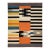 Contemporary Geometric Wool Kilim Rug – Mid-Century Modern Abstract Flat-Weave For Sale