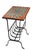 Early 20th Century Vintage Tile Top Wrought Iron Table For Sale - Image 5 of 11