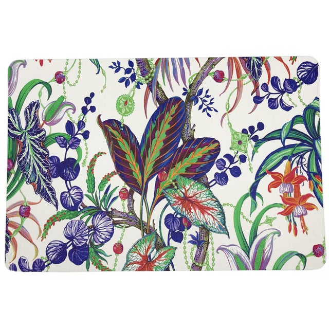 Our pebbled vinyl leather placemats make for pieces suitable at any occasion. With our signature patterns on the front and...