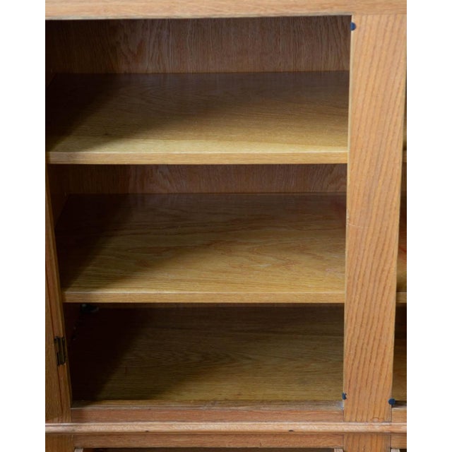 Wood 1970s Henning Kjærnulf Attributed Danish Oak Cabinet For Sale - Image 7 of 8