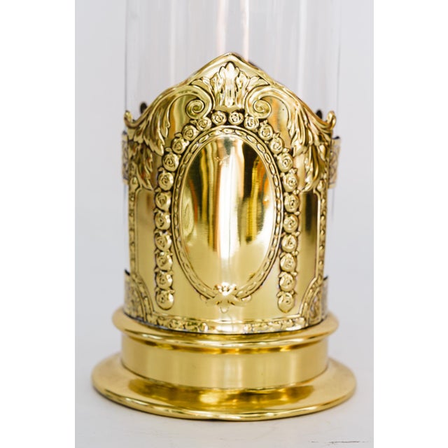 Gold Vintage Art Deco Flower Vase, 1920s For Sale - Image 8 of 9