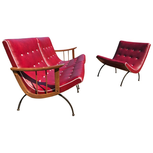 Design Institute of America Milo Baughman Style Lounge Chairs For Sale - Image 9 of 9