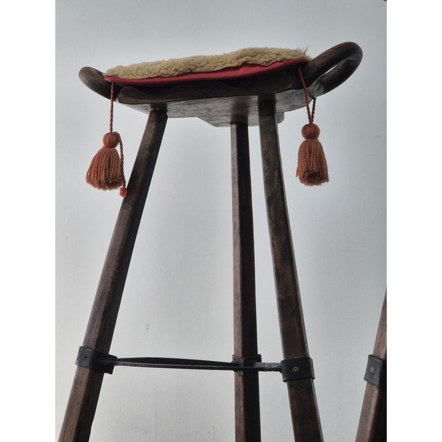 Vintage Brutalist Marbella Stool by Sergio Rodrigues, 1970s For Sale - Image 6 of 16