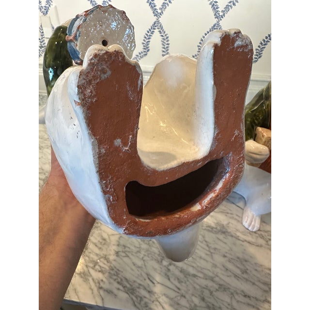 Traditional Mid 20th Century Ceramic Bunnies - A Pair For Sale - Image 3 of 13