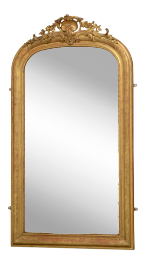 Antique French Wall Mirror, 1890s