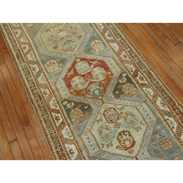 Earth Tone Malayer Antique Persian Runner - 3'2" x 12' For Sale - Image 18 of 18