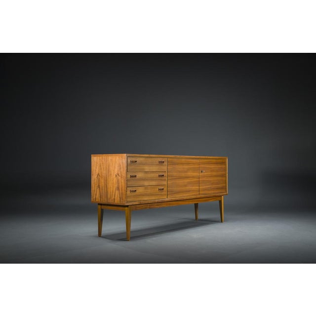 Vintage Walnut Sideboard, 1960s, in Restored conditions. Designed 1960 to 1969
