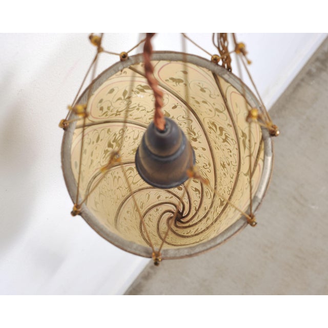 Pair of Fortuny Silk Cesendello Wall Sconces by Venetia Studium For Sale - Image 10 of 18